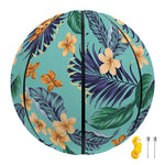 Vintage Hawaiian Aloha Pattern Print Basketball