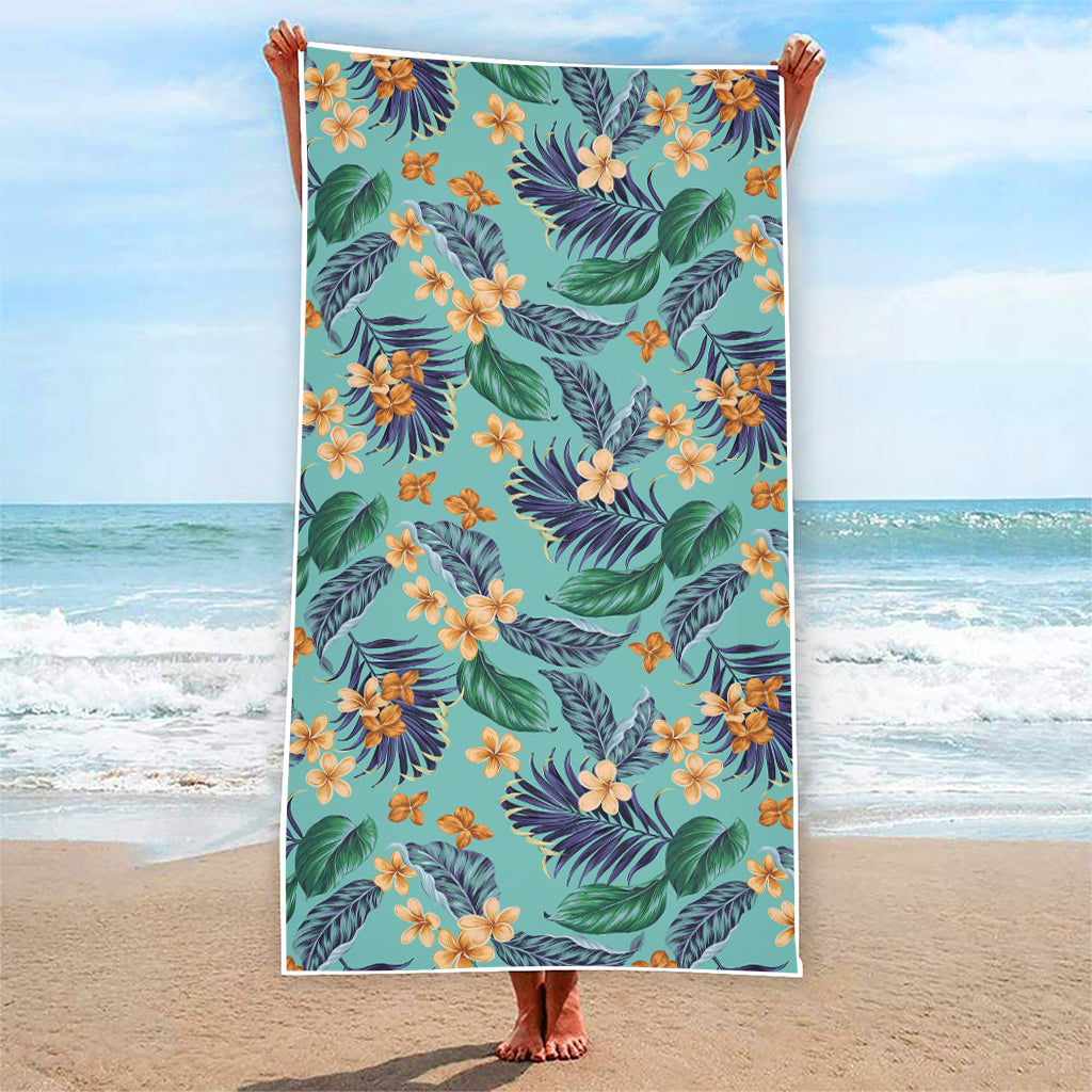 Vintage Hawaiian Aloha Pattern Print Beach Towel