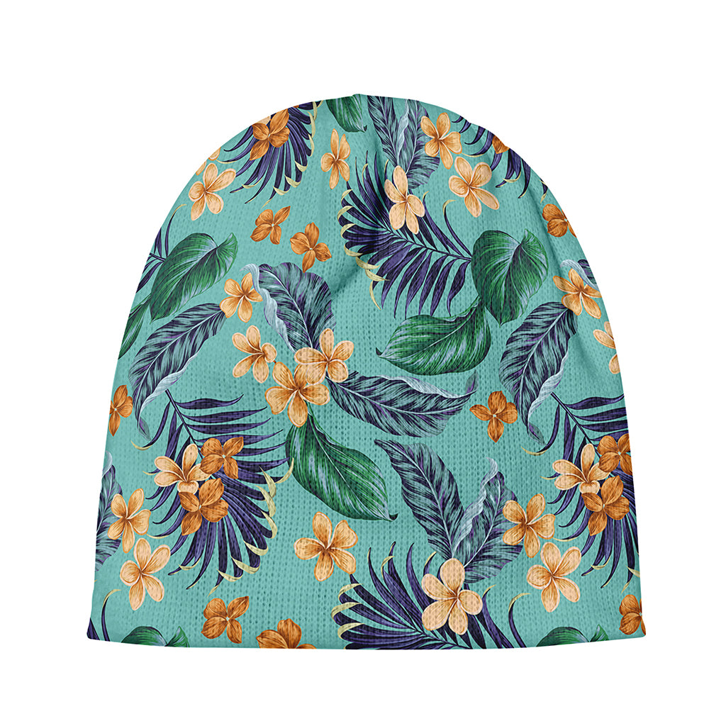 Vintage Hawaiian Aloha Pattern Print Beanie