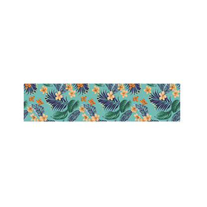 Vintage Hawaiian Aloha Pattern Print Bed Runner