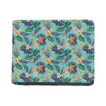 Vintage Hawaiian Aloha Pattern Print Bifold Wallet
