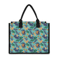 Vintage Hawaiian Aloha Pattern Print Canvas Tote Bag