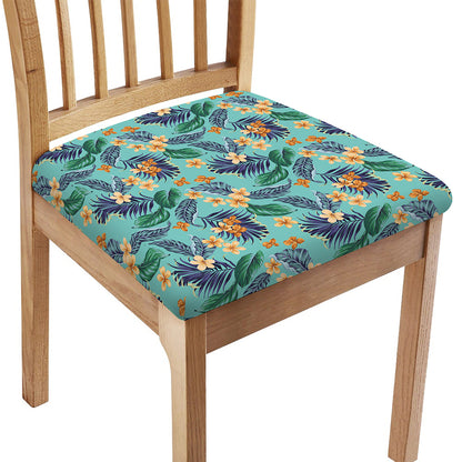 Vintage Hawaiian Aloha Pattern Print Chair Cushion Cover