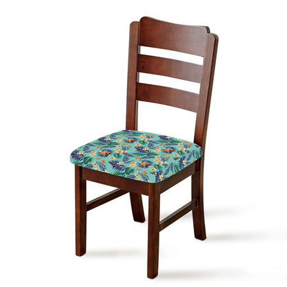 Vintage Hawaiian Aloha Pattern Print Chair Cushion Cover