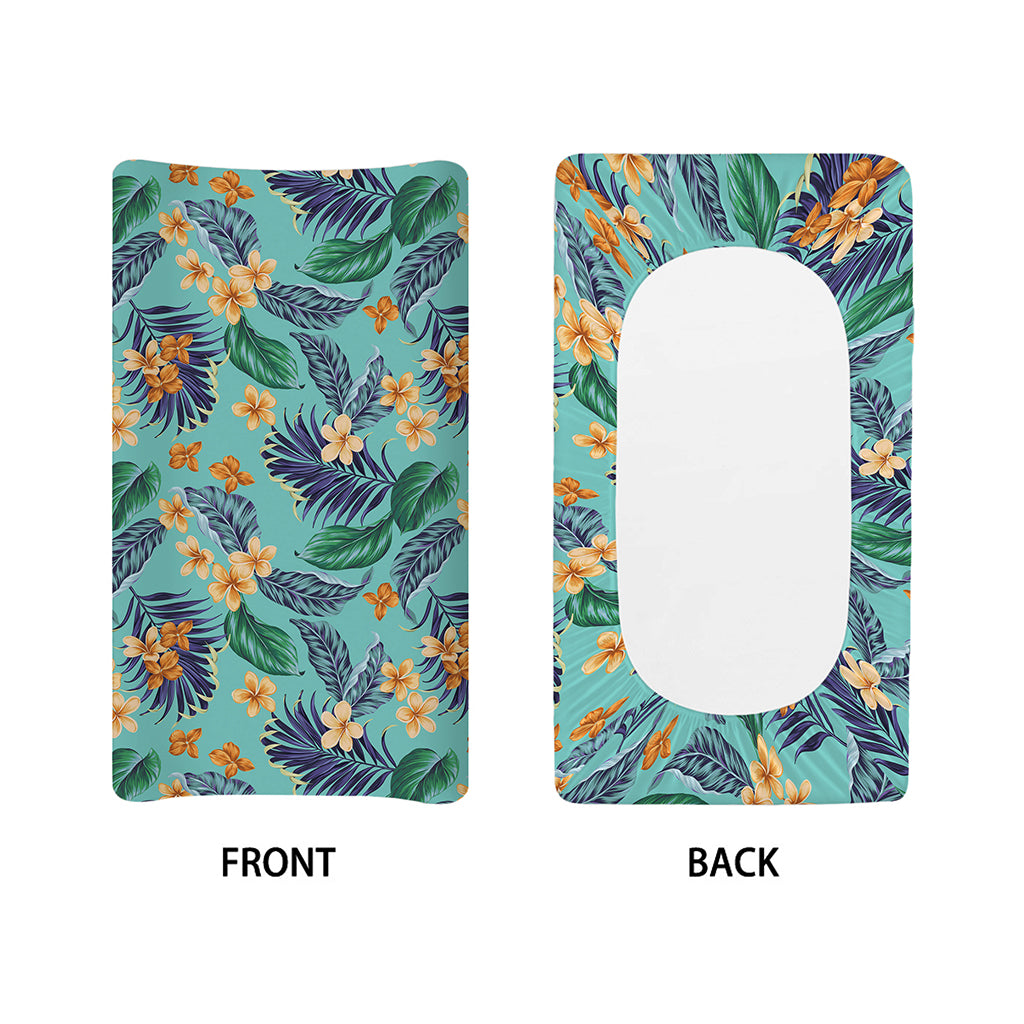 Vintage Hawaiian Aloha Pattern Print Changing Pad Cover