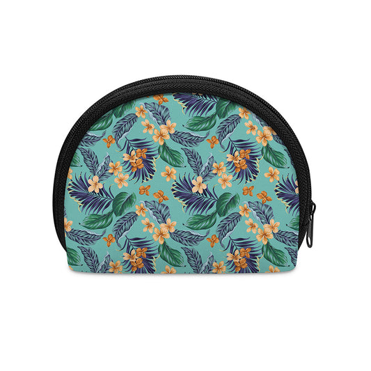 Vintage Hawaiian Aloha Pattern Print Coin Purse