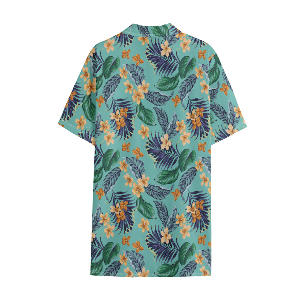 Vintage Hawaiian Aloha Pattern Print Cotton Hawaiian Shirt