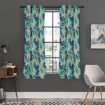 Vintage Hawaiian Aloha Pattern Print Curtain