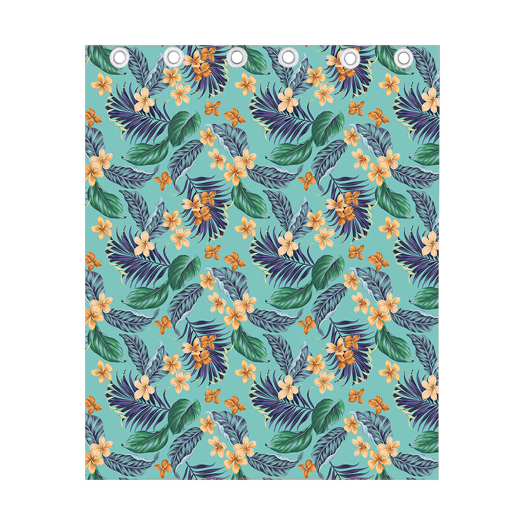 Vintage Hawaiian Aloha Pattern Print Curtain