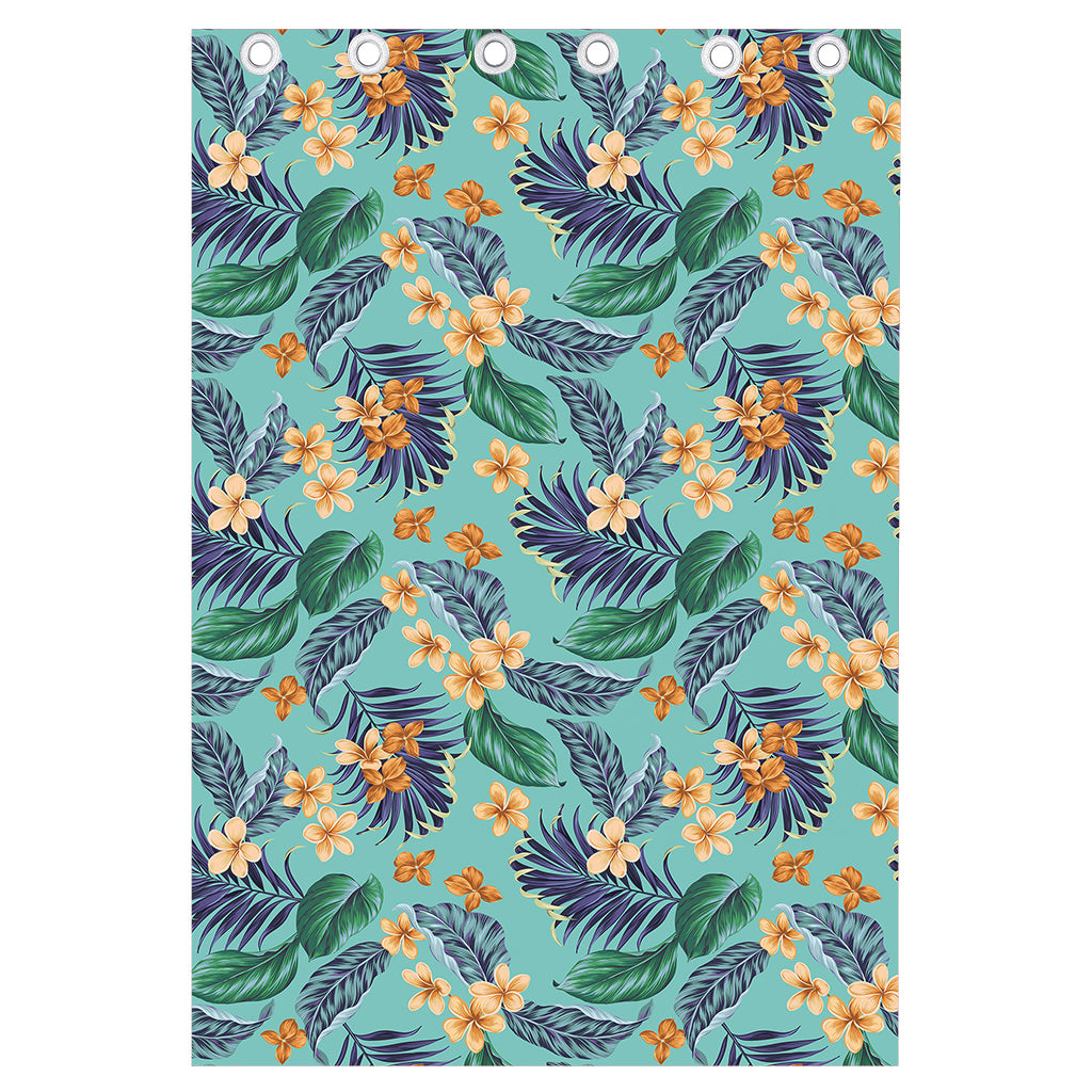 Vintage Hawaiian Aloha Pattern Print Curtain