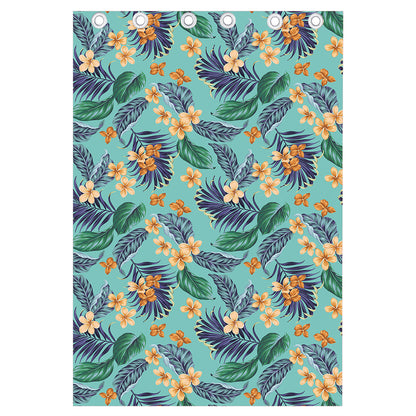 Vintage Hawaiian Aloha Pattern Print Curtain