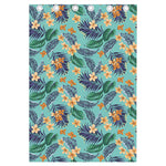 Vintage Hawaiian Aloha Pattern Print Curtain