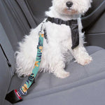 Vintage Hawaiian Aloha Pattern Print Dog Seat Belt