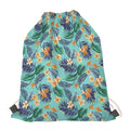 Vintage Hawaiian Aloha Pattern Print Drawstring Bag