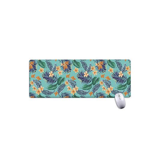Vintage Hawaiian Aloha Pattern Print Extended Mouse Pad