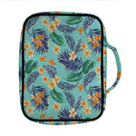 Vintage Hawaiian Aloha Pattern Print Front Pocket Bible Bag