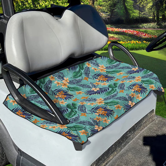 Vintage Hawaiian Aloha Pattern Print Golf Cart Seat Cover