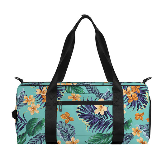 Vintage Hawaiian Aloha Pattern Print Gym Bag