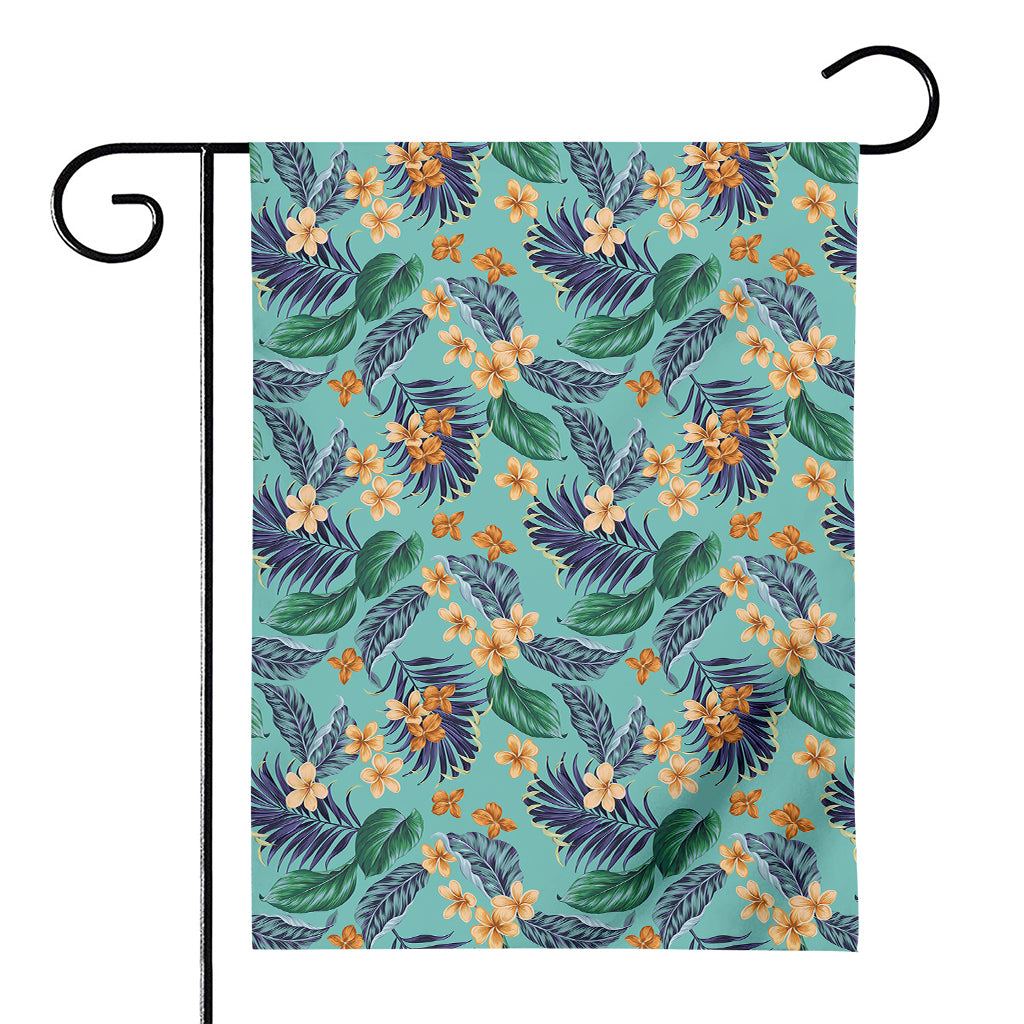 Vintage Hawaiian Aloha Pattern Print House Flag