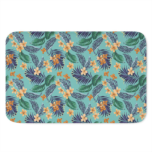 Vintage Hawaiian Aloha Pattern Print Indoor Door Mat