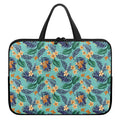 Vintage Hawaiian Aloha Pattern Print Laptop Sleeve With Handle