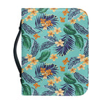 Vintage Hawaiian Aloha Pattern Print Leather Bible Cover