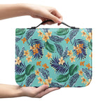 Vintage Hawaiian Aloha Pattern Print Leather Bible Cover