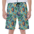 Vintage Hawaiian Aloha Pattern Print Men's Beach Shorts