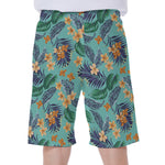Vintage Hawaiian Aloha Pattern Print Men's Beach Shorts