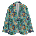 Vintage Hawaiian Aloha Pattern Print Men's Blazer