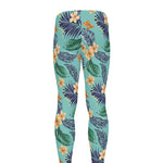 Vintage Hawaiian Aloha Pattern Print Men's leggings