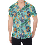 Vintage Hawaiian Aloha Pattern Print Men's Shirt