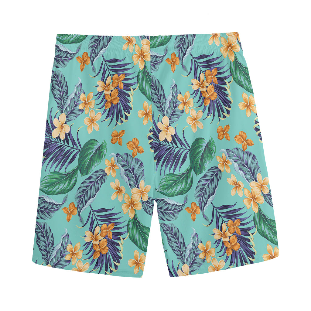 Vintage Hawaiian Aloha Pattern Print Men's Sports Shorts