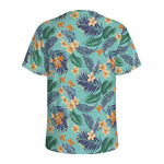 Vintage Hawaiian Aloha Pattern Print Men's Sports T-Shirt