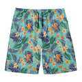 Vintage Hawaiian Aloha Pattern Print Men's Swim Trunks