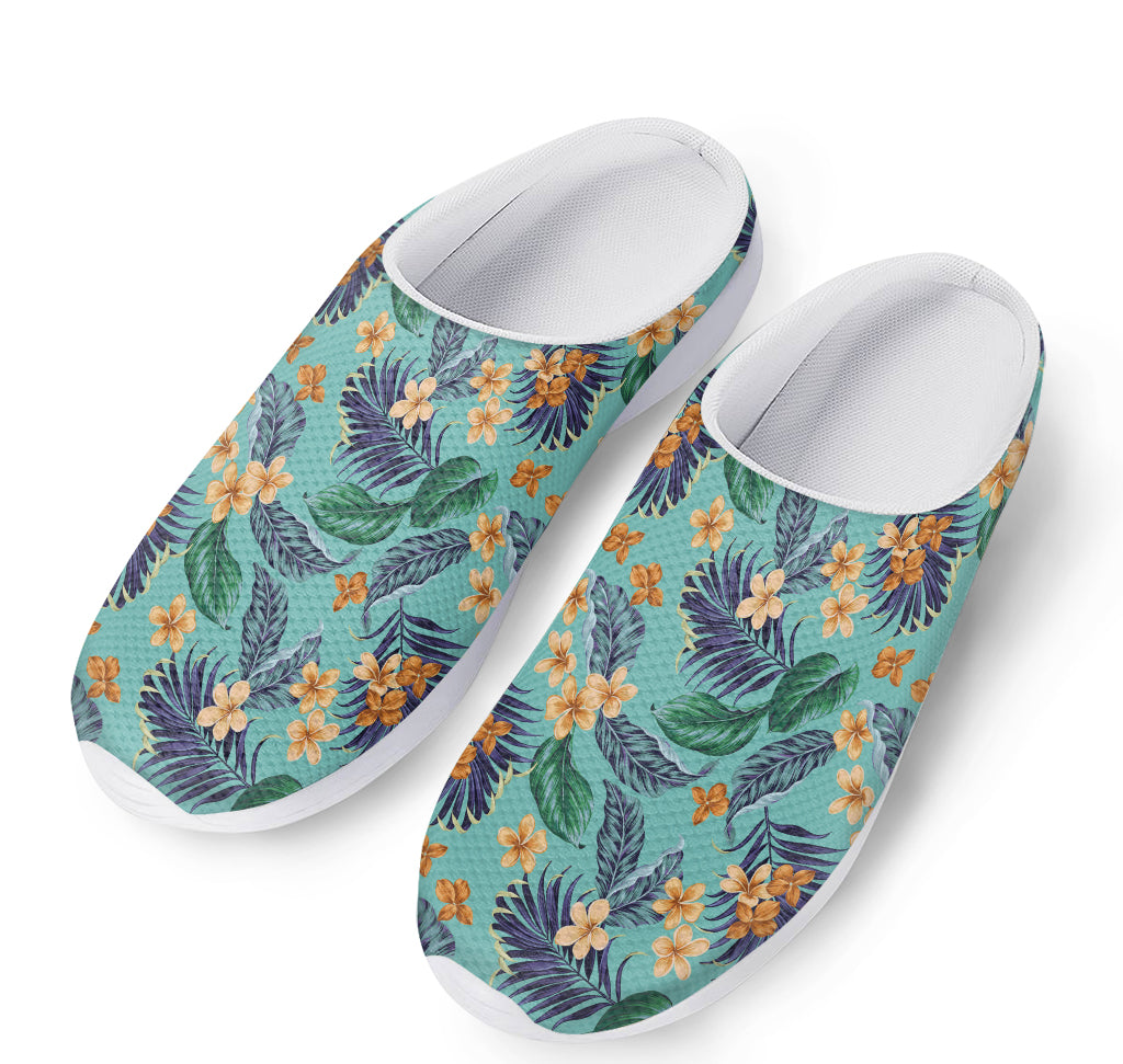 Vintage Hawaiian Aloha Pattern Print Mesh Casual Shoes