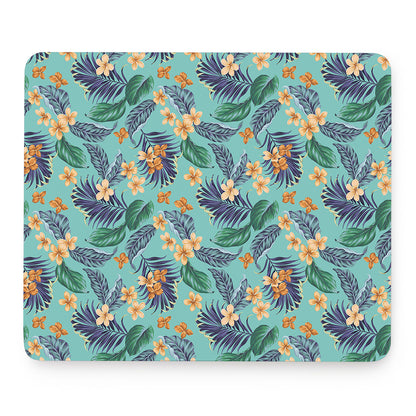 Vintage Hawaiian Aloha Pattern Print Mouse Pad