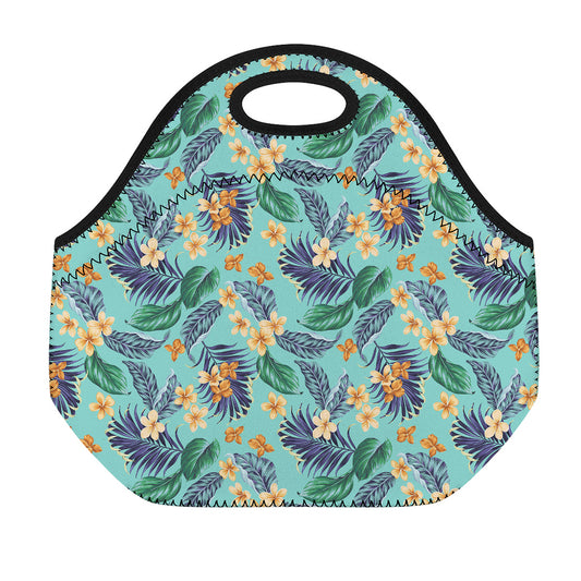 Vintage Hawaiian Aloha Pattern Print Neoprene Lunch Bag