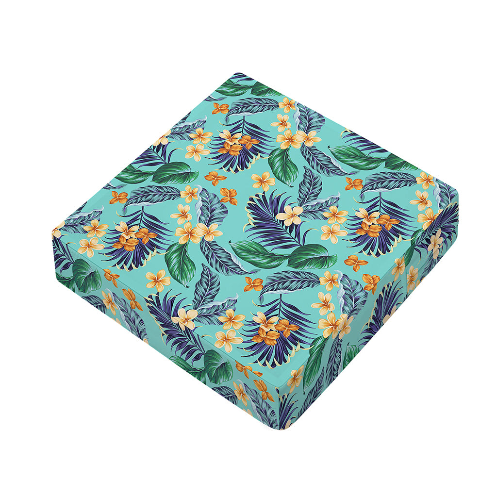 Vintage Hawaiian Aloha Pattern Print Outdoor Seat Cushion Cover
