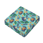 Vintage Hawaiian Aloha Pattern Print Outdoor Seat Cushion Cover