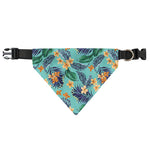 Vintage Hawaiian Aloha Pattern Print Over The Collar Dog Bandana