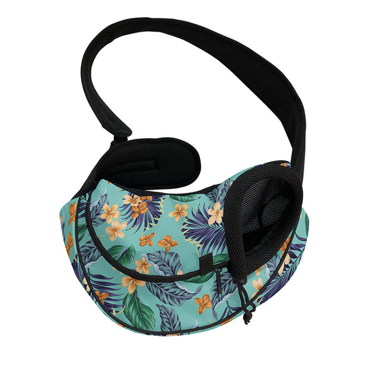 Vintage Hawaiian Aloha Pattern Print Pet Sling Carrier