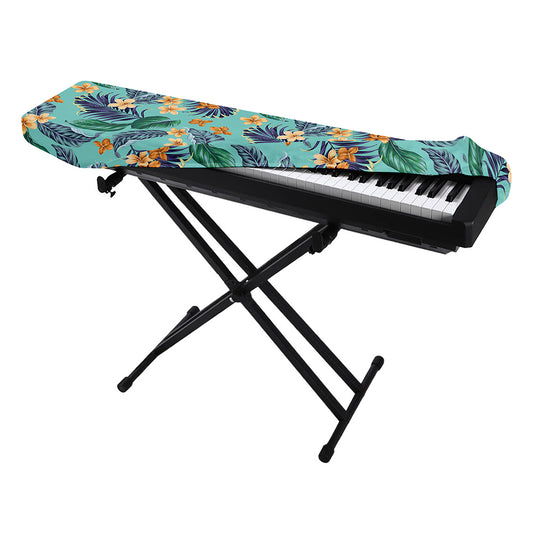 Vintage Hawaiian Aloha Pattern Print Piano Keyboard Cover