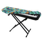 Vintage Hawaiian Aloha Pattern Print Piano Keyboard Cover
