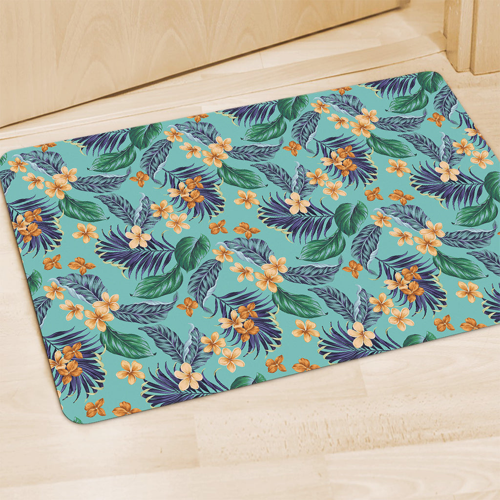 Vintage Hawaiian Aloha Pattern Print Polyester Doormat