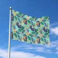 Vintage Hawaiian Aloha Pattern Print Polyester Flag
