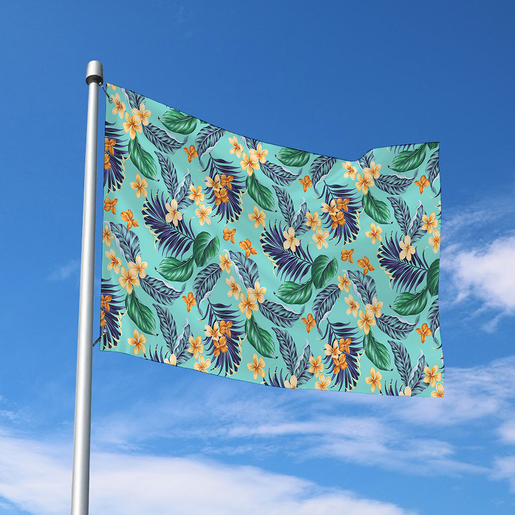 Vintage Hawaiian Aloha Pattern Print Polyester Flag