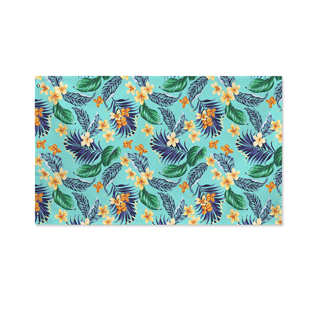 Vintage Hawaiian Aloha Pattern Print Polyester Flag