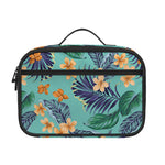Vintage Hawaiian Aloha Pattern Print Portable Lunch Bag