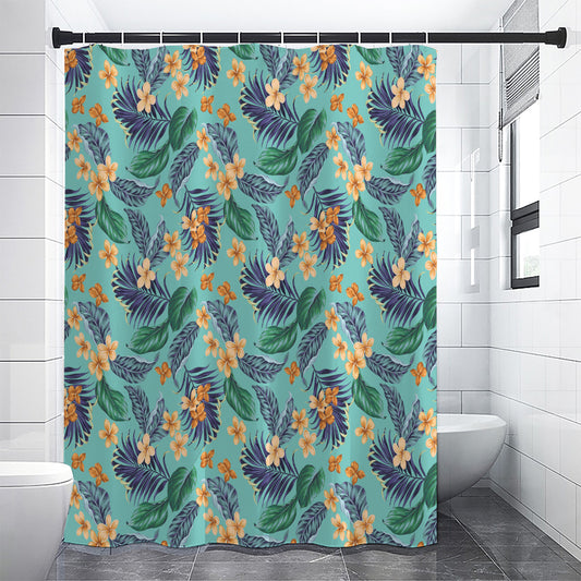 Vintage Hawaiian Aloha Pattern Print Premium Shower Curtain